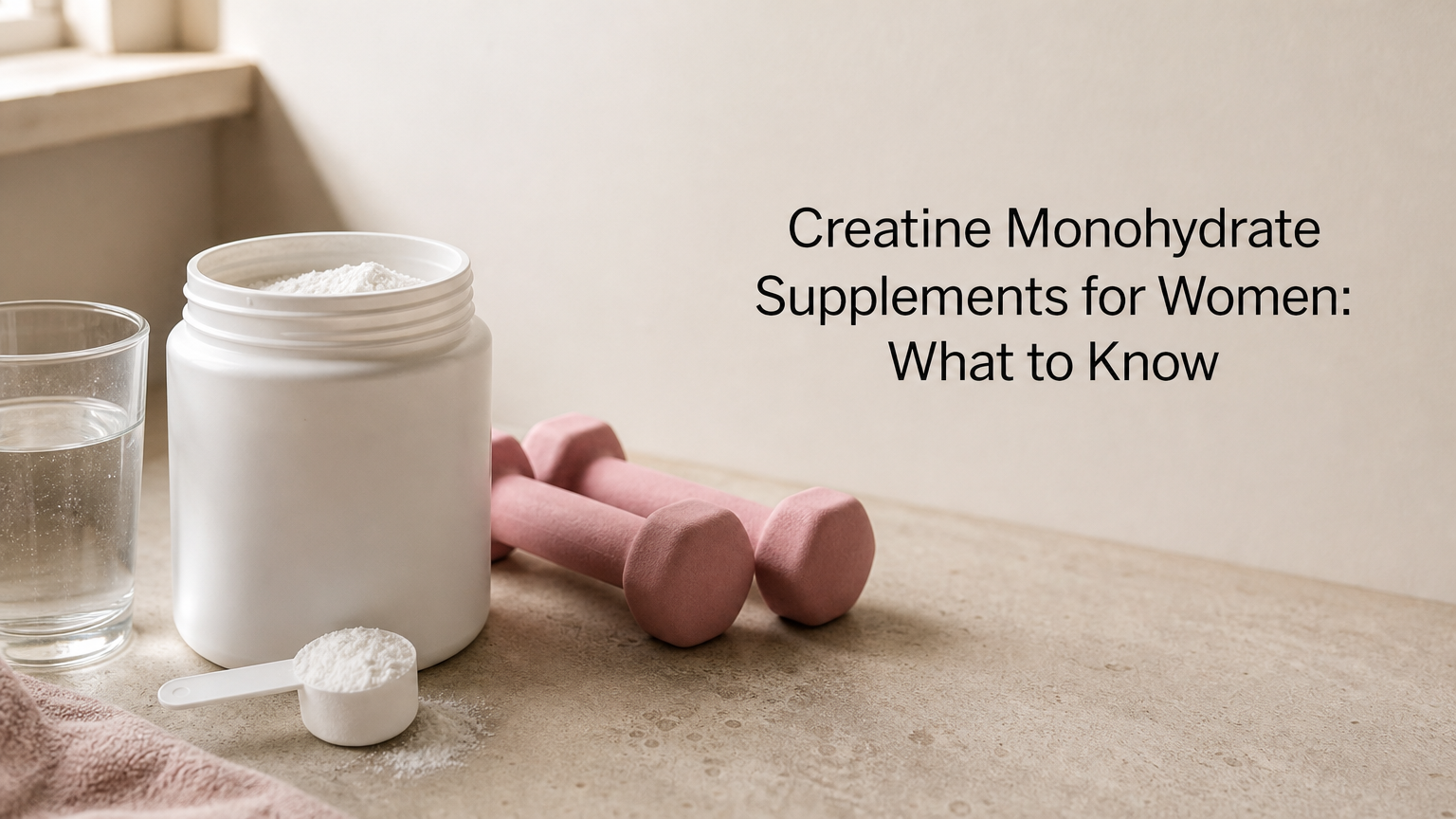 Creatine Monohydrate Supplements for Women: What to Know