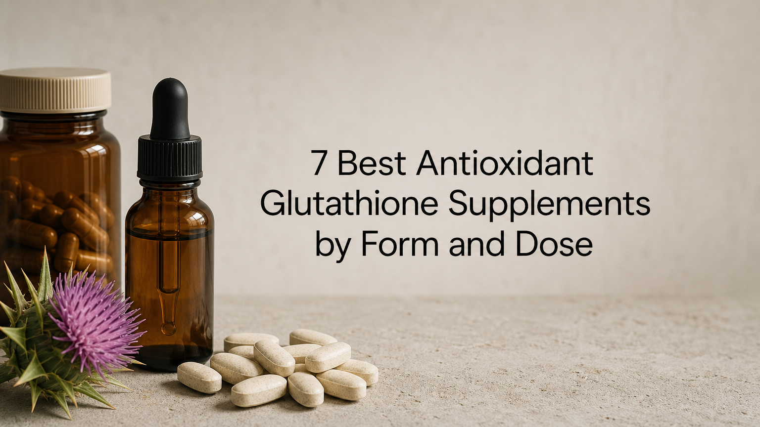 7 Best Antioxidant Glutathione Supplements by Form and Dose