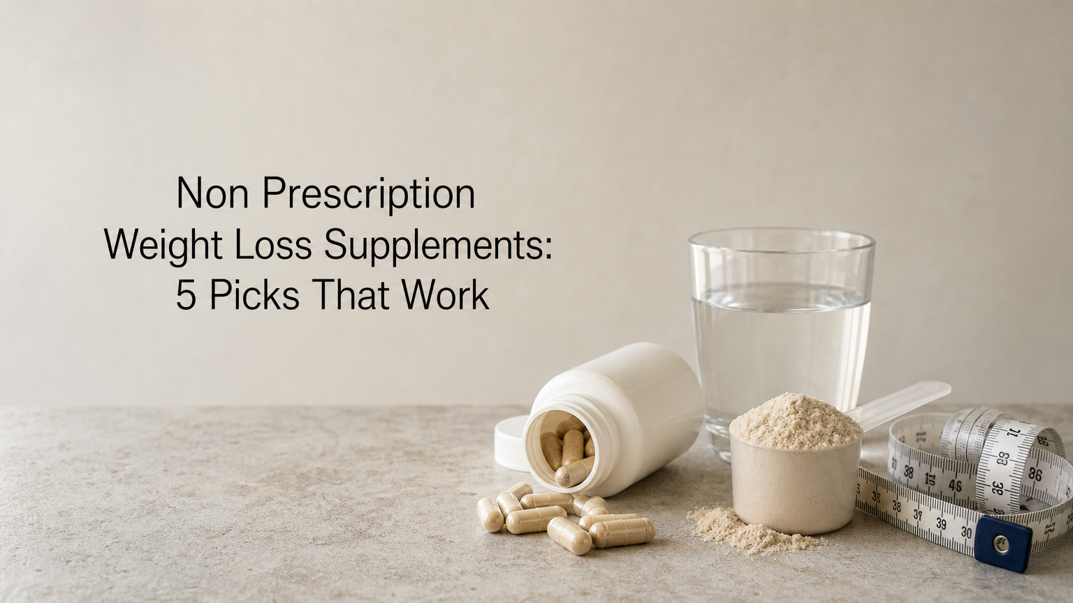 Non Prescription Weight Loss Supplements: 5 Picks That Work